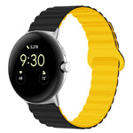 Bracelet de montre en silicone magnétique avec boucle inversée, pour Google Pixel Watch 4 / 3 / 2 / 1 41mm
