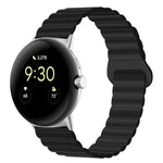 Bracelet de montre en silicone magnétique avec boucle inversée, pour Google Pixel Watch 4 / 3 / 2 / 1 41mm