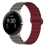 Bracelet de montre en silicone magnétique avec boucle inversée, pour Google Pixel Watch 4 / 3 / 2 / 1 41mm