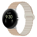 Bracelet de montre en silicone magnétique avec boucle inversée, pour Google Pixel Watch 4 / 3 / 2 / 1 41mm