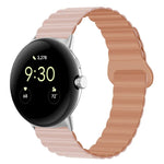 Bracelet de montre en silicone magnétique avec boucle inversée, pour Google Pixel Watch 4 / 3 / 2 / 1 41mm