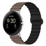 Bracelet de montre en silicone magnétique avec boucle inversée, pour Google Pixel Watch 4 / 3 / 2 / 1 41mm