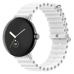 Bracelet de montre en silicone Ocean, pour Google Pixel Watch 4 / 3 / 2 / 1 41mm
