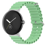 Bracelet de montre en silicone Ocean, pour Google Pixel Watch 4 / 3 / 2 / 1 41mm