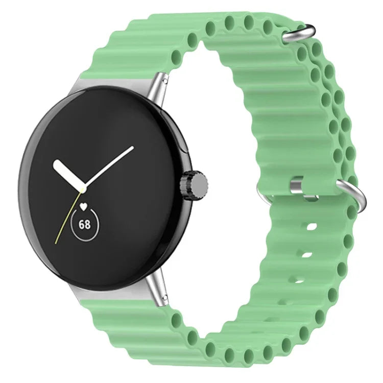 Bracelet de montre en silicone Ocean, pour Google Pixel Watch 4 / 3 / 2 / 1 41mm