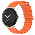 Bracelet de montre en silicone Ocean, pour Google Pixel Watch 4 / 3 / 2 / 1 41mm