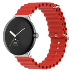 Bracelet de montre en silicone Ocean, pour Google Pixel Watch 4 / 3 / 2 / 1 41mm