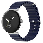 Bracelet de montre en silicone Ocean, pour Google Pixel Watch 4 / 3 / 2 / 1 41mm