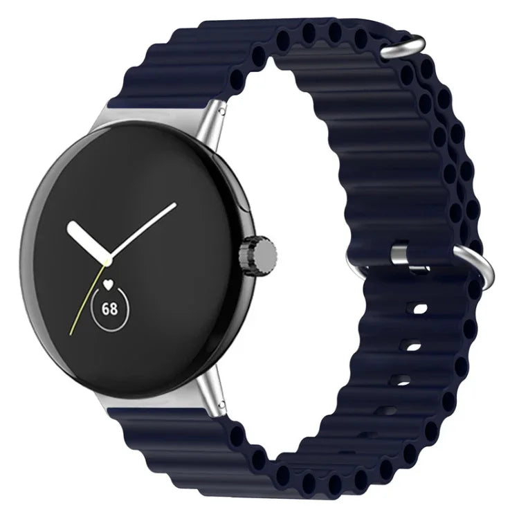 Bracelet de montre en silicone Ocean, pour Google Pixel Watch 4 / 3 / 2 / 1 41mm