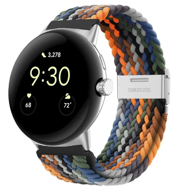 Bracelet de montre en nylon avec boucle en métal, pour Google Pixel Watch 4 / 3 / 2 / 1 41mm