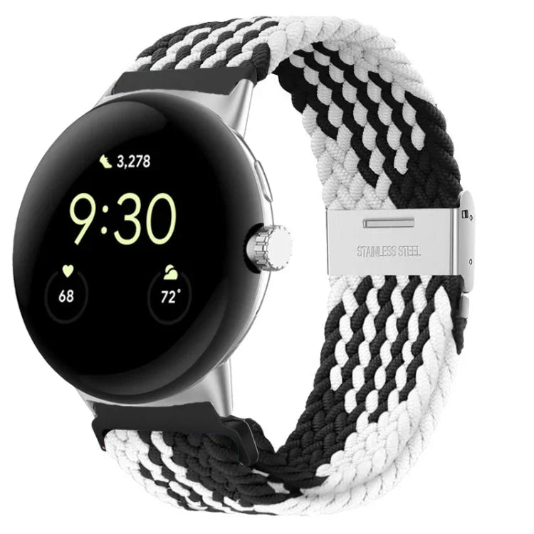 Bracelet de montre en nylon avec boucle en métal, pour Google Pixel Watch 4 / 3 / 2 / 1 41mm