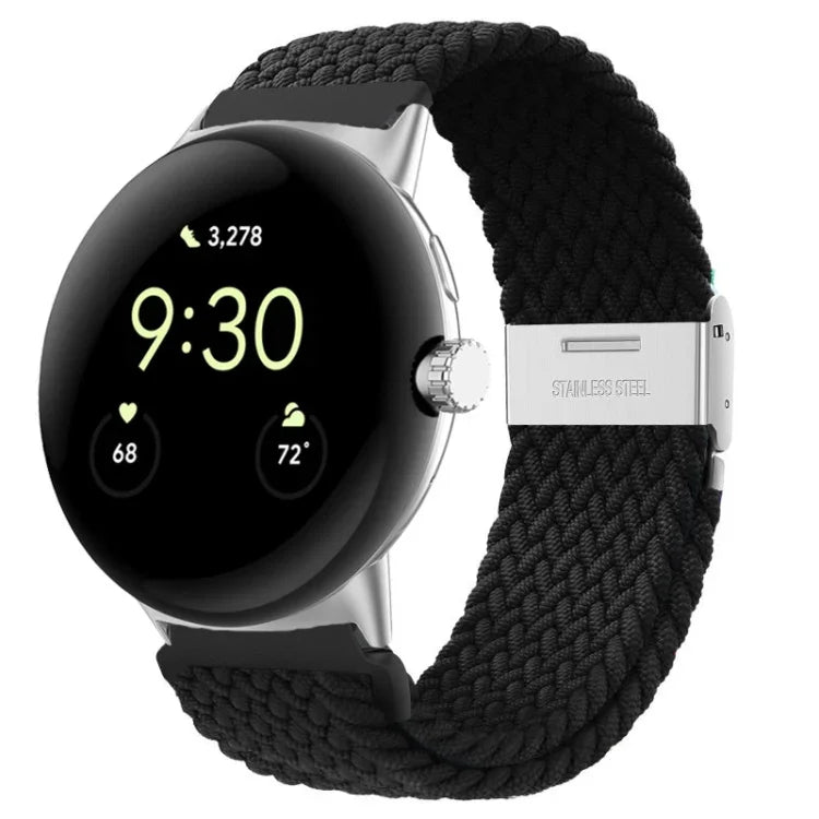 Bracelet de montre en nylon avec boucle en métal, pour Google Pixel Watch 4 / 3 / 2 / 1 41mm