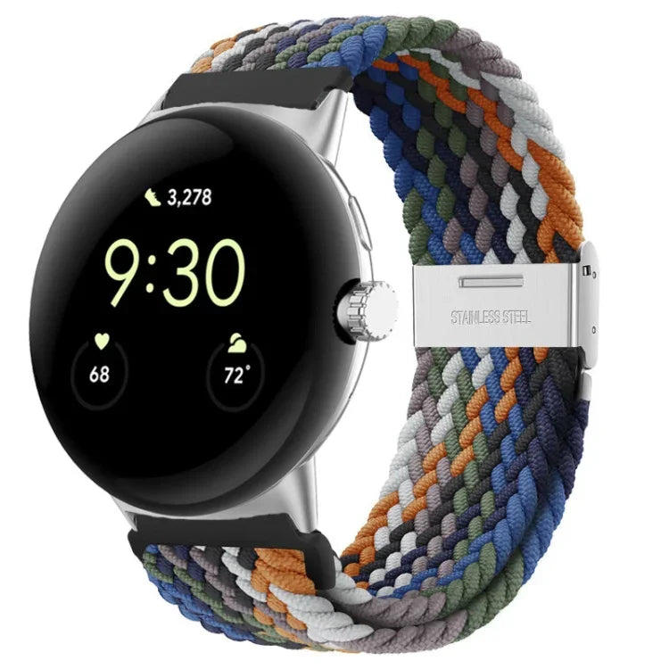 Bracelet de montre en nylon avec boucle en métal, pour Google Pixel Watch 4 / 3 / 2 / 1 41mm