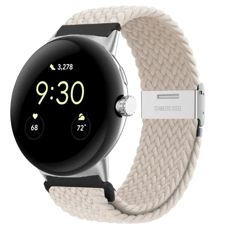 Bracelet de montre en nylon avec boucle en métal, pour Google Pixel Watch 4 / 3 / 2 / 1 41mm