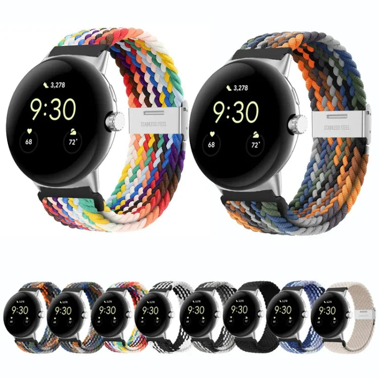 Bracelet de montre en nylon avec boucle en métal, pour Google Pixel Watch 4 / 3 / 2 / 1 41mm