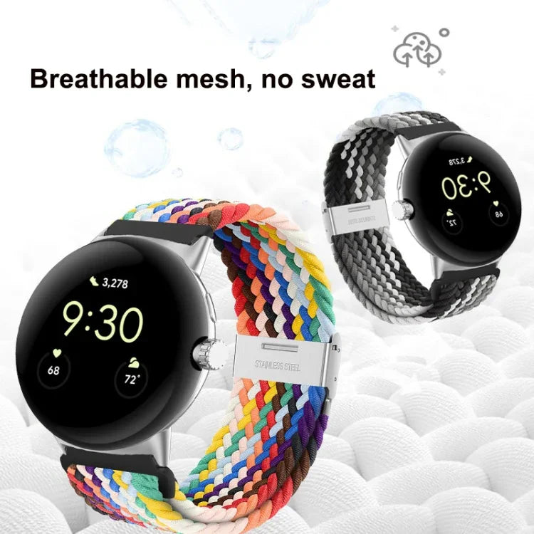 Bracelet de montre en nylon avec boucle en métal, pour Google Pixel Watch 4 / 3 / 2 / 1 41mm