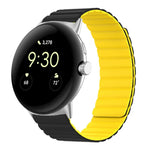 Bracelet de montre magnétique en silicone en deux sections, pour Google Pixel Watch 4 / 3 / 2 / 1 41mm