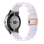 Bracelet de montre en résine à trois maillons, pour Google Pixel Watch 4 / 3 / 2 / 1 41mm