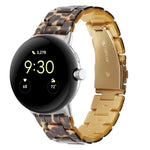 Bracelet de montre en résine à trois maillons, pour Google Pixel Watch 4 / 3 / 2 / 1 41mm