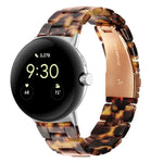 Bracelet de montre en résine à trois maillons, pour Google Pixel Watch 4 / 3 / 2 / 1 41mm