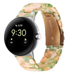 Bracelet de montre en résine à trois maillons, pour Google Pixel Watch 4 / 3 / 2 / 1 41mm