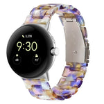 Bracelet de montre en résine à trois maillons, pour Google Pixel Watch 4 / 3 / 2 / 1 41mm