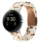 Bracelet de montre en résine à trois maillons, pour Google Pixel Watch 4 / 3 / 2 / 1 41mm