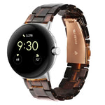 Bracelet de montre en résine à trois maillons, pour Google Pixel Watch 4 / 3 / 2 / 1 41mm
