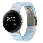 Bracelet de montre en résine à trois maillons, pour Google Pixel Watch 4 / 3 / 2 / 1 41mm