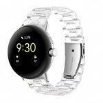 Bracelet de montre en résine à trois maillons, pour Google Pixel Watch 4 / 3 / 2 / 1 41mm