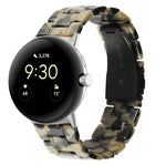 Bracelet de montre en résine à trois maillons, pour Google Pixel Watch 4 / 3 / 2 / 1 41mm