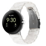 Bracelet de montre en résine à trois maillons, pour Google Pixel Watch 4 / 3 / 2 / 1 41mm