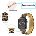 Bracelet de montre en résine à trois maillons, pour Google Pixel Watch 4 / 3 / 2 / 1 41mm