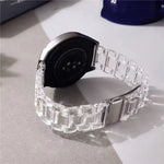Bracelet de montre en résine à trois maillons, pour Google Pixel Watch 4 / 3 / 2 / 1 41mm