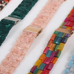 Bracelet de montre en résine à trois maillons, pour Google Pixel Watch 4 / 3 / 2 / 1 41mm