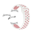 Two-color Reverse Buckle Silicone Watch Band, For Google Pixel Watch 4 / 3 / 2 / 1 41mm