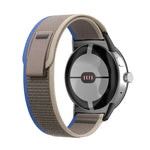 Bracelet de montre en nylon avec connecteur noir en boucle, pour Google Pixel Watch 4 / 3 / 2 / 1 41mm