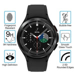 Protecteur d'écran en verre trempé 9H 2.5D de 0.26mm pour montre, pour Samsung Galaxy Watch4 Classic 46mm, pour Samsung Galaxy Watch4 40mm