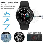 Protecteur d'écran en verre trempé 9H 2.5D de 0.26mm pour montre, pour Samsung Galaxy Watch4 Classic 46mm, pour Samsung Galaxy Watch4 40mm