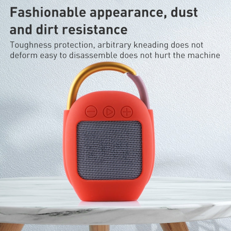 Housse de protection en silicone pour enceinte Bluetooth sans fil, pour JBL Clip 4