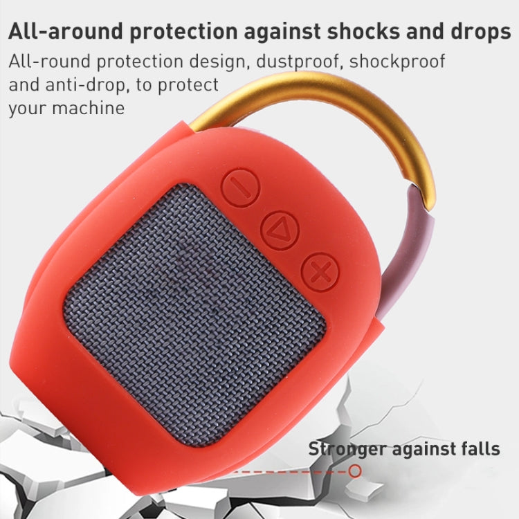 Housse de protection en silicone pour enceinte Bluetooth sans fil, pour JBL Clip 4