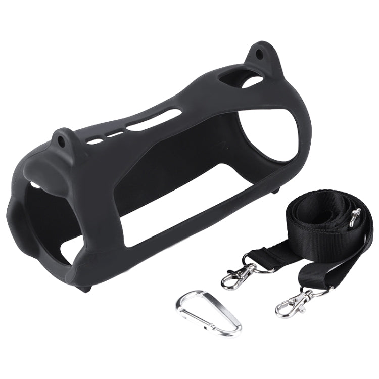 Housse en silicone pour enceinte Bluetooth avec effet lumière colorée et sangle d'épaule, pour JBL Pulse 5 Noir, pour JBL Pulse 5 Rouge, pour JBL Pulse 5 Bleu