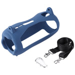 Housse en silicone pour enceinte Bluetooth avec effet lumière colorée et sangle d'épaule, pour JBL Pulse 5 Noir, pour JBL Pulse 5 Rouge, pour JBL Pulse 5 Bleu