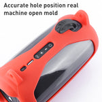 Housse en silicone pour enceinte Bluetooth avec effet lumière colorée et sangle d'épaule, pour JBL Pulse 5 Noir, pour JBL Pulse 5 Rouge, pour JBL Pulse 5 Bleu