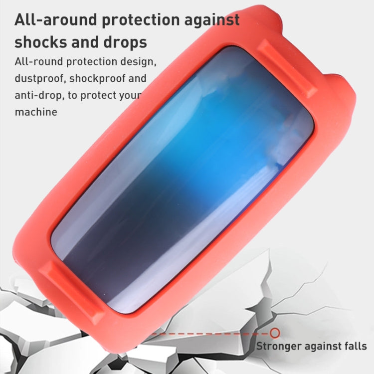 Housse en silicone pour enceinte Bluetooth avec effet lumière colorée et sangle d'épaule, pour JBL Pulse 5 Noir, pour JBL Pulse 5 Rouge, pour JBL Pulse 5 Bleu