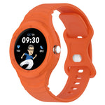 Bracelet de montre intégré en silicone texturé cuir, Pour Google Pixel Watch