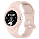 Bracelet de montre intégré en silicone texturé cuir, Pour Google Pixel Watch