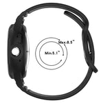 Bracelet de montre intégré en silicone texturé cuir, Pour Google Pixel Watch