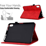 Pour iPad 10e génération 10,9 2022 Étui de tablette intelligent en cuir gaufré losange, pour iPad 10e génération 10,9 2022