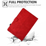 Pour iPad 10e génération 10,9 2022 Étui de tablette intelligent en cuir gaufré losange, pour iPad 10e génération 10,9 2022